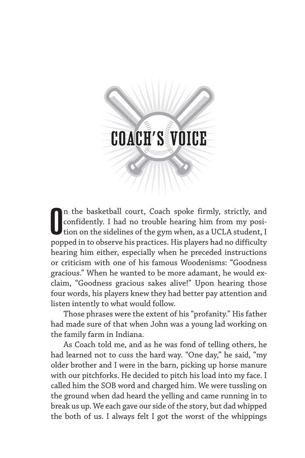  Conversations with Coach Wooden: On Baseball, Heroes
